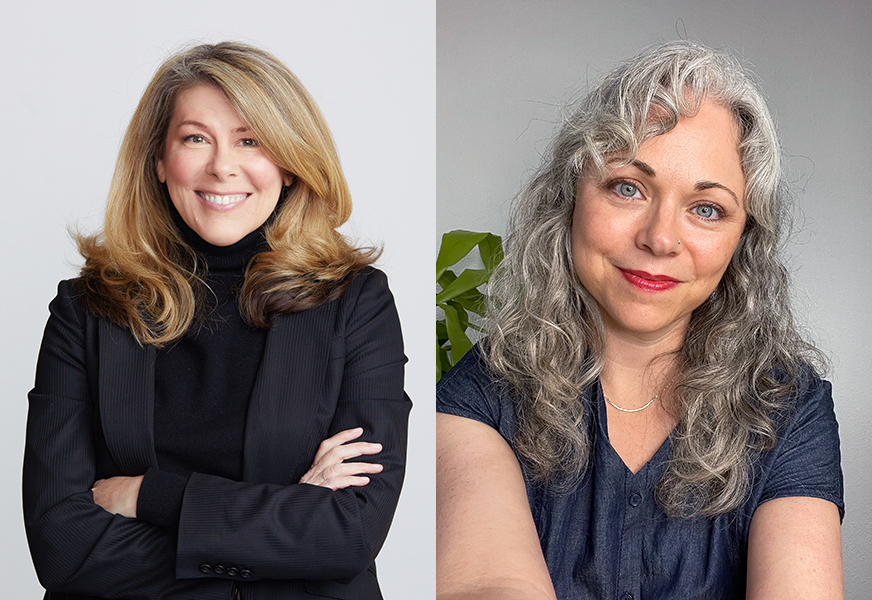 Cynthia Besteman of Violets Are Blue Skincare and Julie Longyear the founder of Blissoma Holistic Skincare and Bodycare